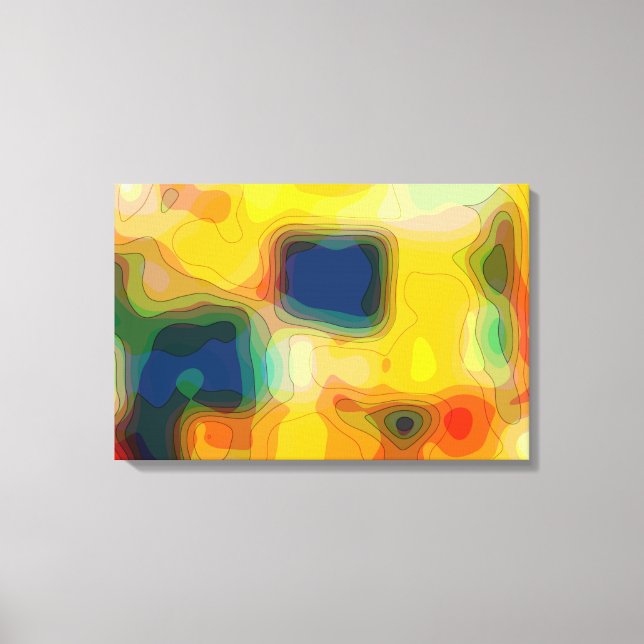 Groovy Lands Canvas Print (Front)