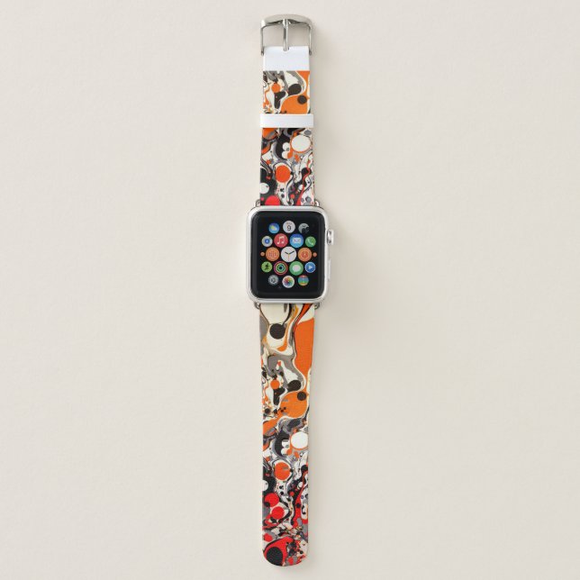 Groovy Lavalamp Style  Apple Watch Band (Front)
