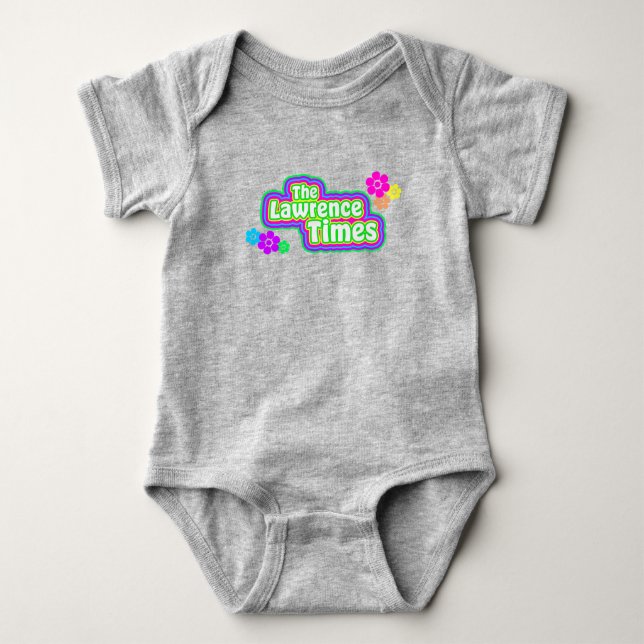 Groovy Lawrence Times Baby Bodysuit (Front)