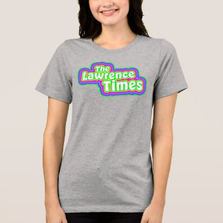 Groovy Lawrence Times femme gray Tri-Blend Shirt