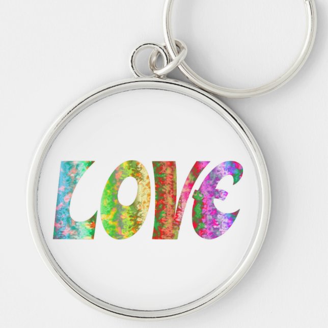 GROOVY LOVE KEYCHAIN (Front)