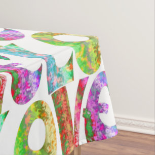 GROOVY LOVE TABLECLOTH
