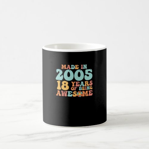 Groovy Made In 2005 18 Years Of Being Awesome Coffee Mug