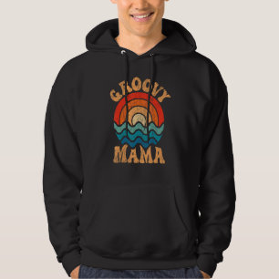 Groovy Mama 70s Aesthetic Nostalgia 1970's Retro M Hoodie