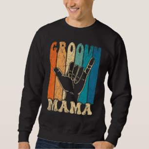 Groovy Mama 70s Aesthetic Nostalgia 1970's Retro M Sweatshirt