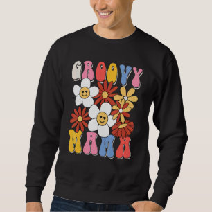 Groovy Mama Mothers Day Retro 60s 70s 80s Family M Sweatshirt