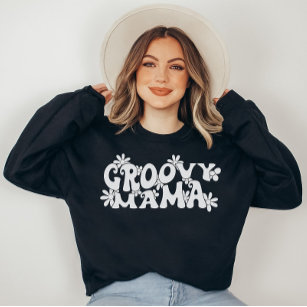 Groovy Mama Mother's Day Sweatshirt Gift For Mom