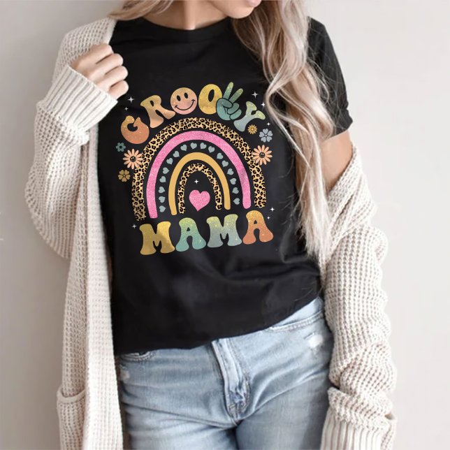 Groovy Mama Shirt, Groovy Mom T-Shirt (Creator Uploaded)
