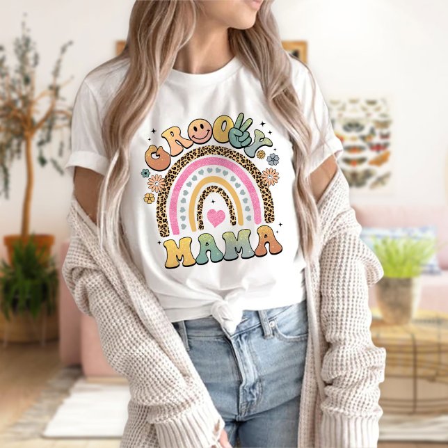 Groovy Mama Shirt, Groovy Mom T-Shirt (Creator Uploaded)