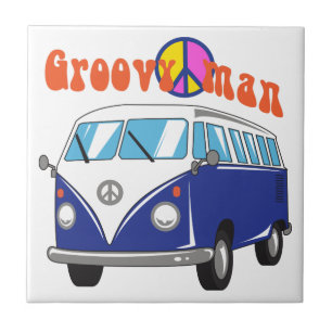Groovy Man Ceramic Tile