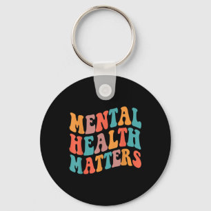Groovy Mental Health S Human Brain Awareness Keychain