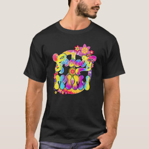 Groovy Mimi Matching Family Baby Shower Hippie Tie T-Shirt