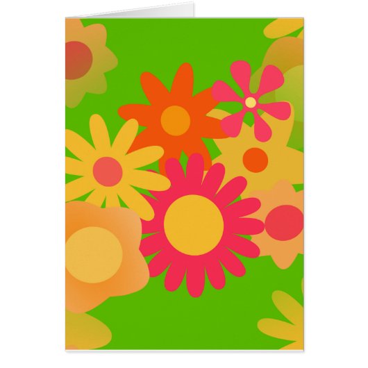 groovy mod floral cards (Front)
