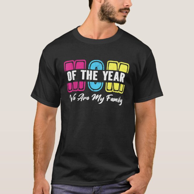 Groovy Mom Proud Mama To Be  We Are My Family T-Shirt (Front)