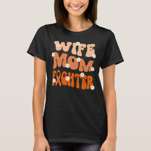 groovy mom wife fighter multiple sclerosis MS awar T-Shirt
