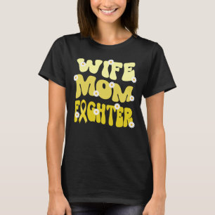 groovy mom wife fighter spina bifida awareness T-Shirt