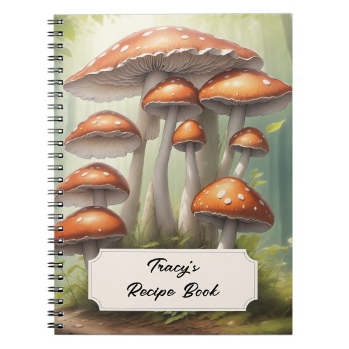 Groovy Mushrooms Spring Notebook