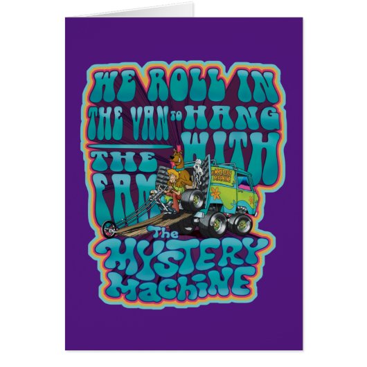 Groovy Mystery Machine Fam Graphic Cards (Front)