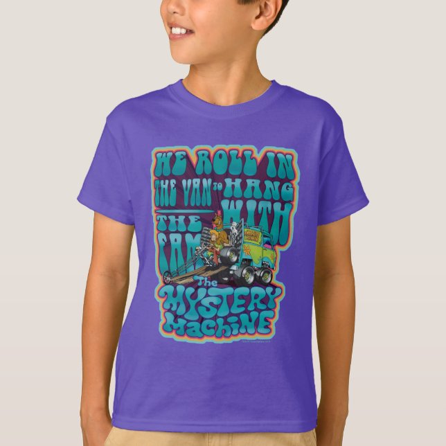 Groovy Mystery Machine Fam Graphic T-Shirt (Front)