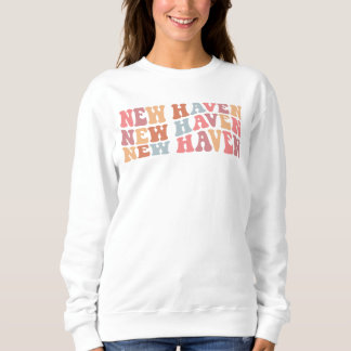 Groovy New Haven Sweatshirt by @SupNewHaven