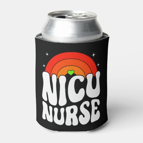 Groovy NICU Nurse Life NICU Squad Appreciation T_s Can Cooler
