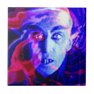 Groovy Nosferatu Ceramic Tile