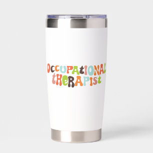 Groovy Occupational Therapist OT Therapy Insulated Tumbler