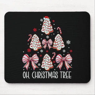 Groovy Oh Christmas Tree Cakes Debbie Becky Jen Ca Mouse Pad