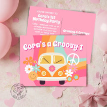 Groovy One 1st Birthday