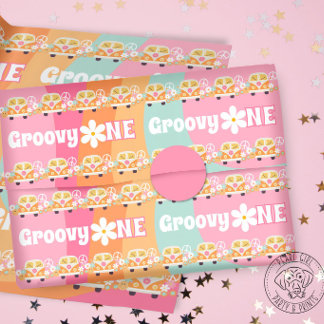 Groovy One Birthday Wrapping Paper