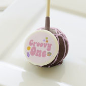 Groovy One Retro 70's 1st First Birthday Cake Pops (Front Insitu)