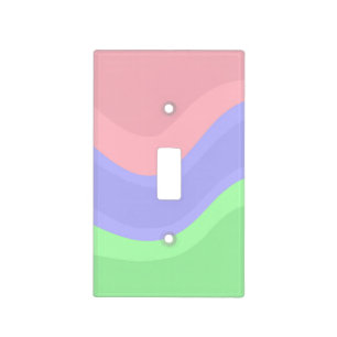 Groovy Pastel Chic Light Switch Cover