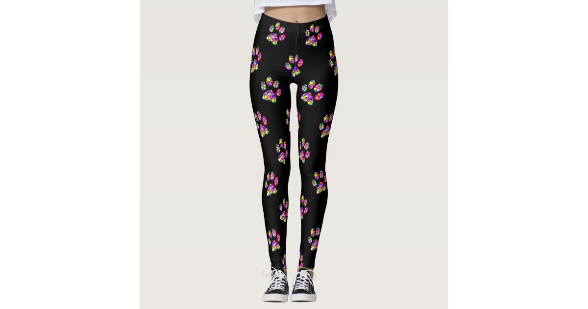 Yarn Paw Print Men's Leggings main image 0