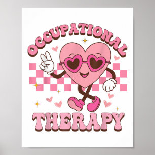 Groovy Pediatric Occupational Therapy Ot Valentine Poster