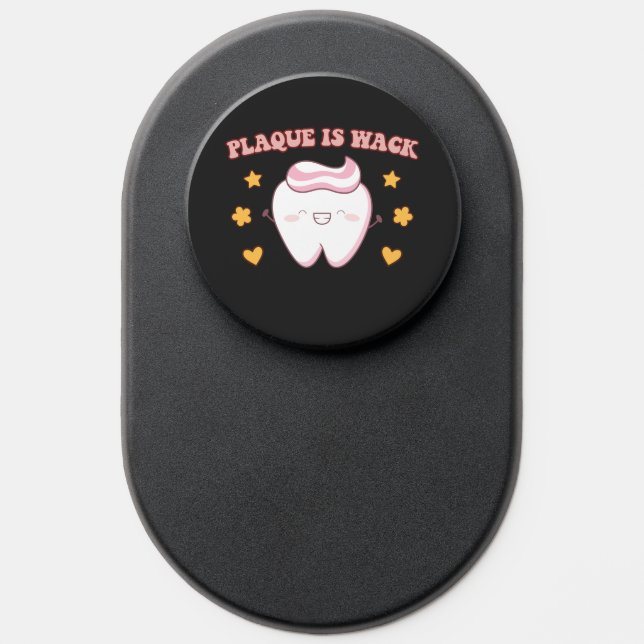 Groovy Plaque is Wack Dental Hygienist PopSocket (Popsocket)