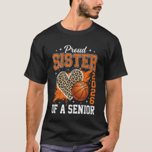 Groovy Proud Sister of a Class of 2026 Graduate Gr T-Shirt