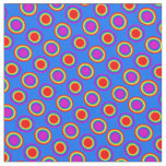 Groovy Rainbow of Concentric Circles Fabric