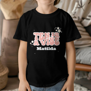 groovy rainbow ten is a vibe 60's retro daisy cool T-Shirt