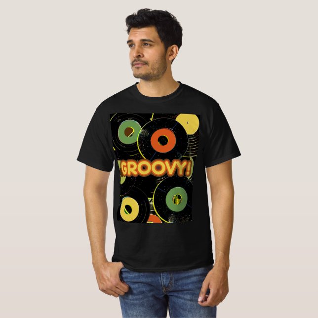 Groovy Records T-Shirt (Front Full)