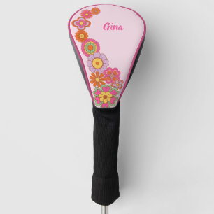 Groovy Retro 60s Hippie Golf Head Cover