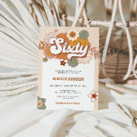 Groovy Retro 60th Birthday Party Invitation<br><div class="desc">Get ready to groove into your golden milestone with this vibrant and fun 60th Birthday Party Invitation! Featuring bold retro-inspired typography, playful colors, and a funky design, this invite sets the perfect tone for a 1960s or vintage-themed celebration. Whether you're hosting a big bash or a casual get-together, this design...</div>