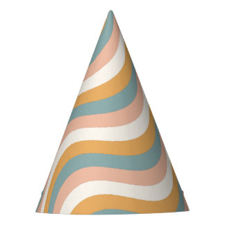 Groovy Retro 70's Birthday Party Hats