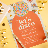Groovy Retro 70s Let's Disco Birthday Party