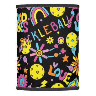 Groovy, retro 90s, black lamp shade