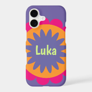 Groovy Retro Botanical Pattern Artwork iPhone 17 Case