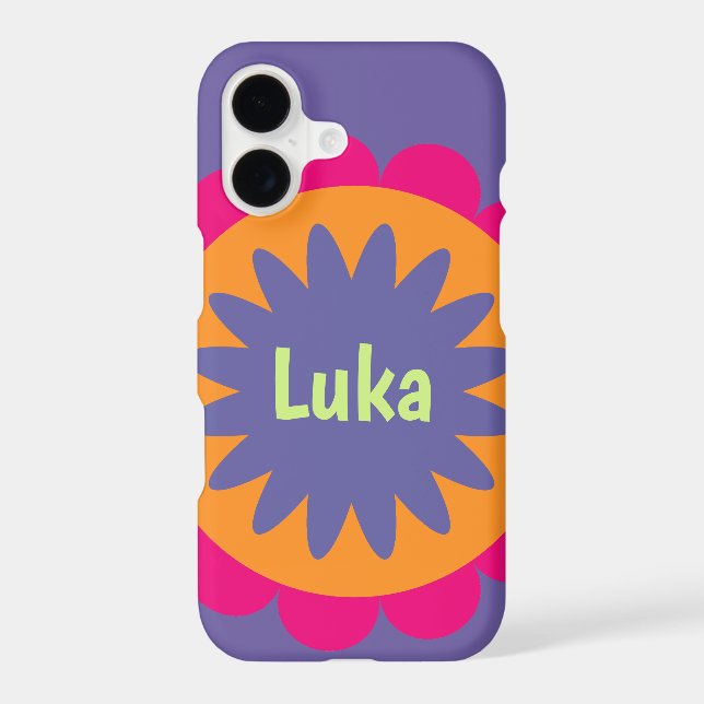Groovy Retro Botanical Pattern Artwork Iphone Case (Back)