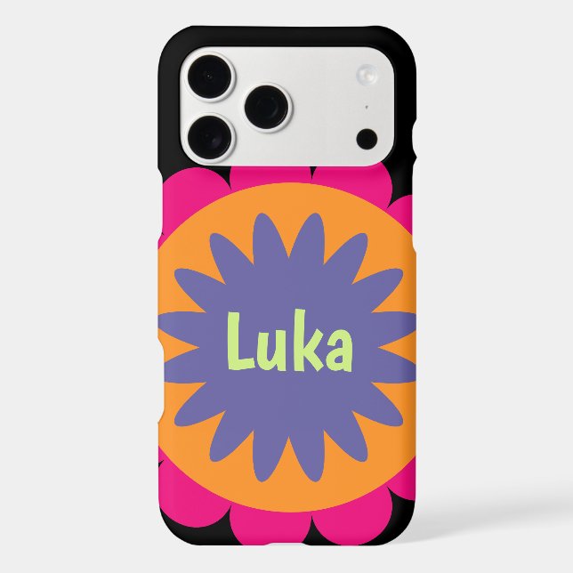 Groovy Retro Botanical Pattern Artwork Iphone Case (Back)
