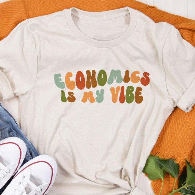 Groovy Retro Economics Is My Vibe, Economist Tri-Blend Shirt (Creator Uploaded)