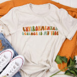 Groovy retro Environmental Science Is My Vibe Tri-Blend Shirt<br><div class="desc">Retro-style 'Environmental Science Is My Vibe' t-shirt. You may change the colors.</div>