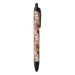 Groovy Retro Flower Garden Pattern Pen